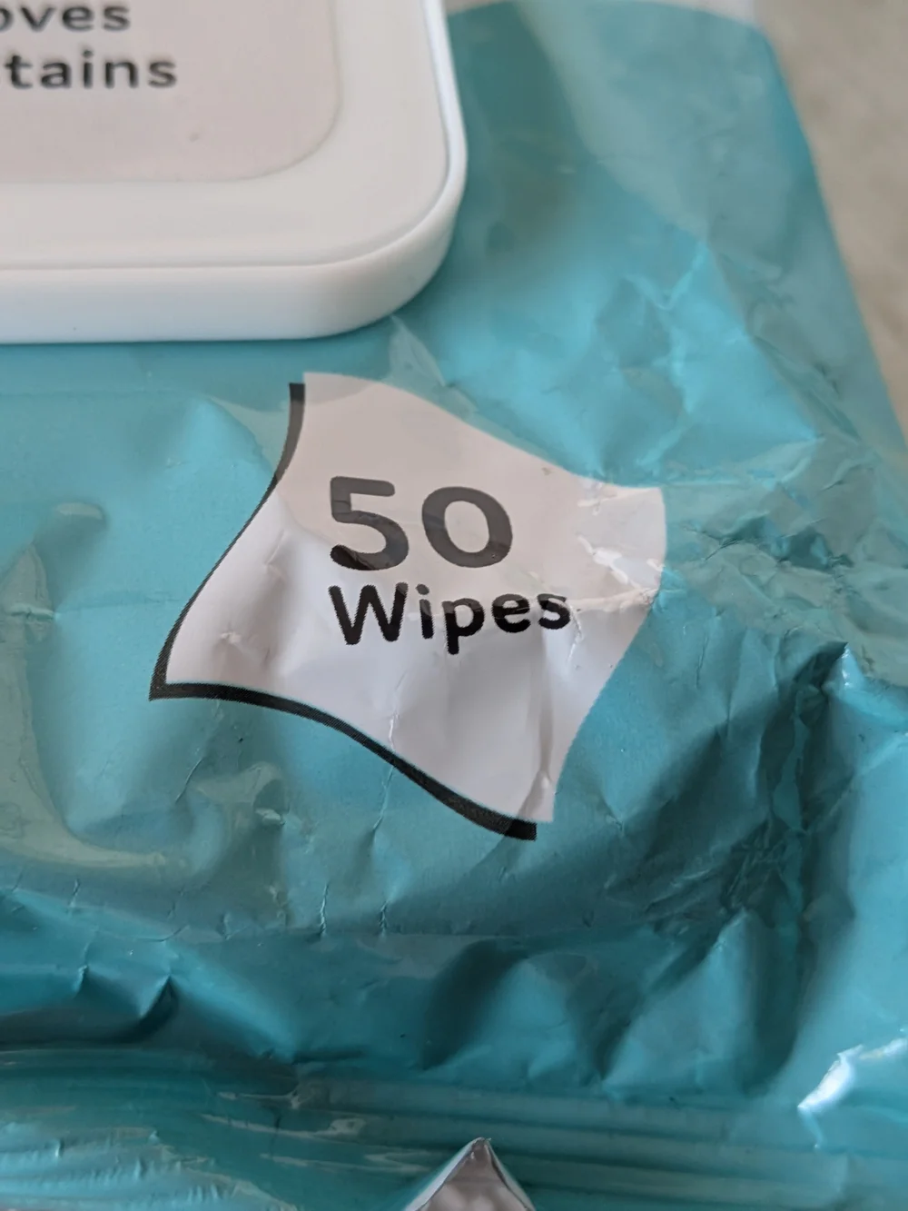 Board Wipes Dry Erase Surface Cleaning Wipes - White & Teal Pack Of 50
